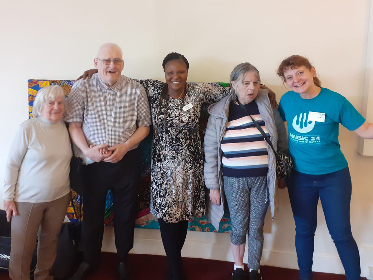 Music24 sessions for people with dementia and learning disabilities