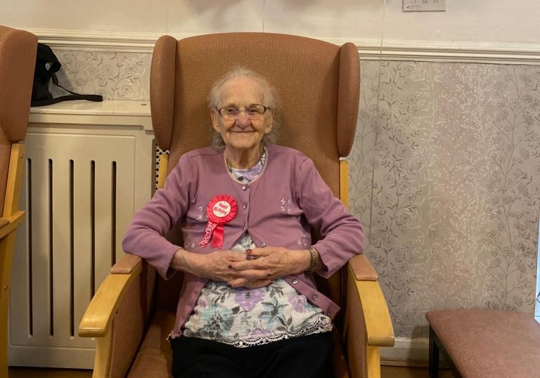 Margaret celebrates her 101st Birthday